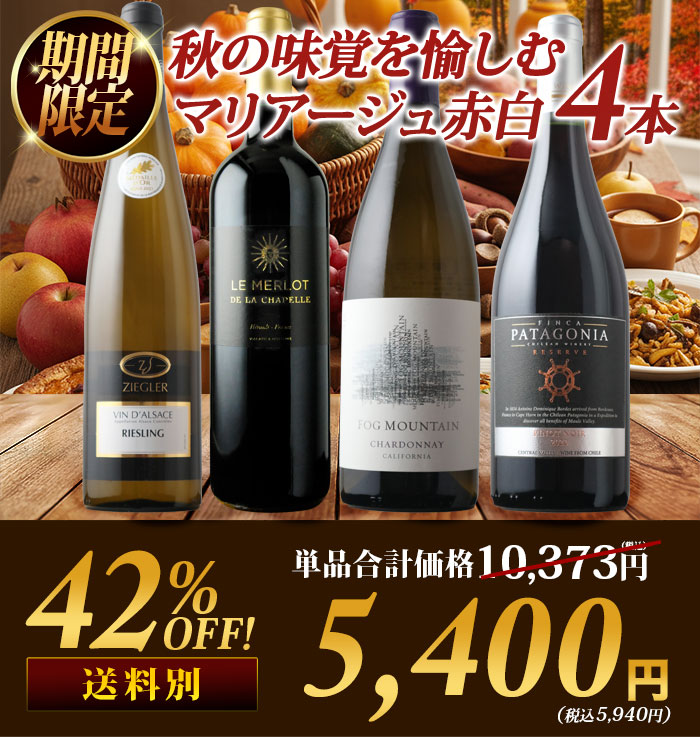 高級ワイン4本セット 酒瓶用ギフト箱）ハーフワイン 360mlボトル 4本箱/50枚入（COT