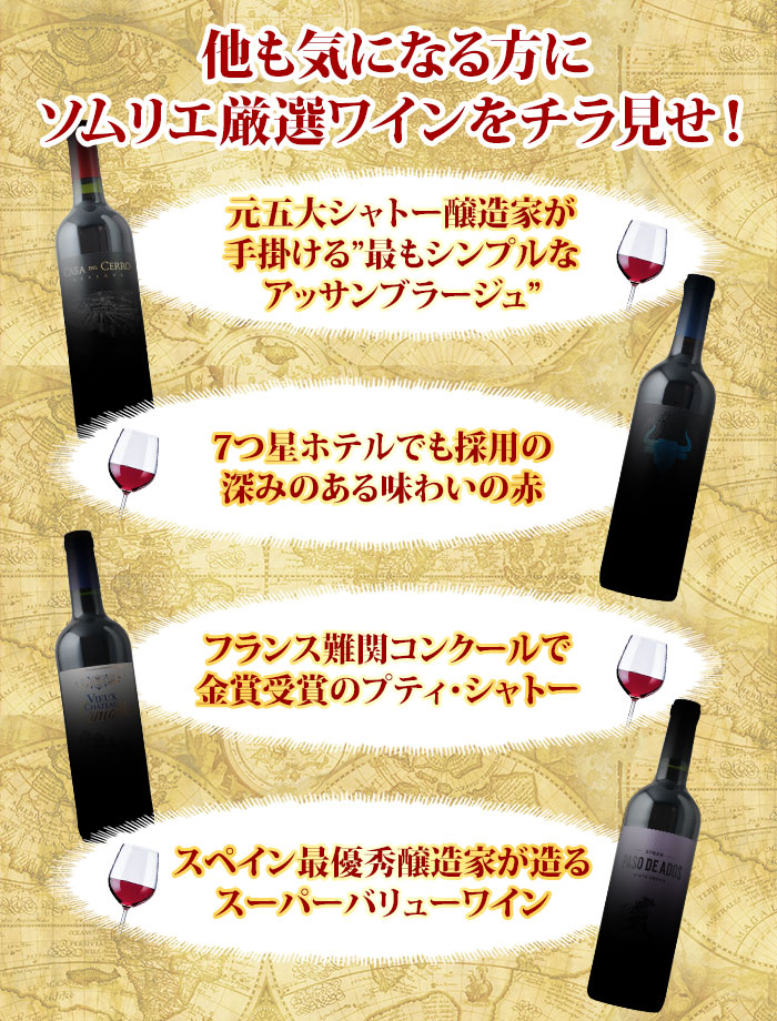 他にはこんなワインが入ります