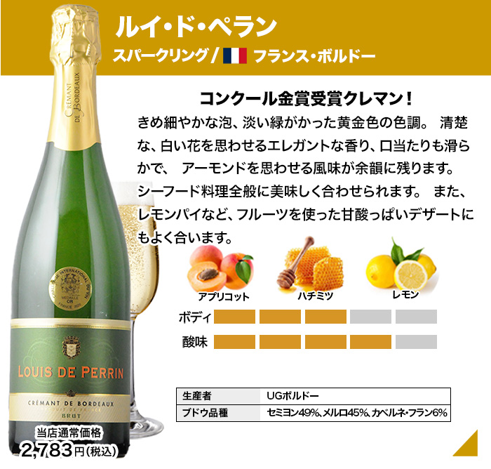 クレマン入り！ボルドー好きのためのMIX9本セット（赤ワイン6・白