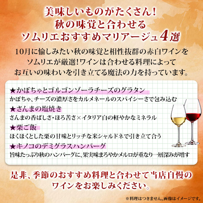 ソムリエ　2株セット ☆10/15限定クーポン全品10%OFF☆先着200名様 ワインセット 秋の味覚を