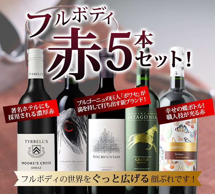 フルボディ赤6本セット