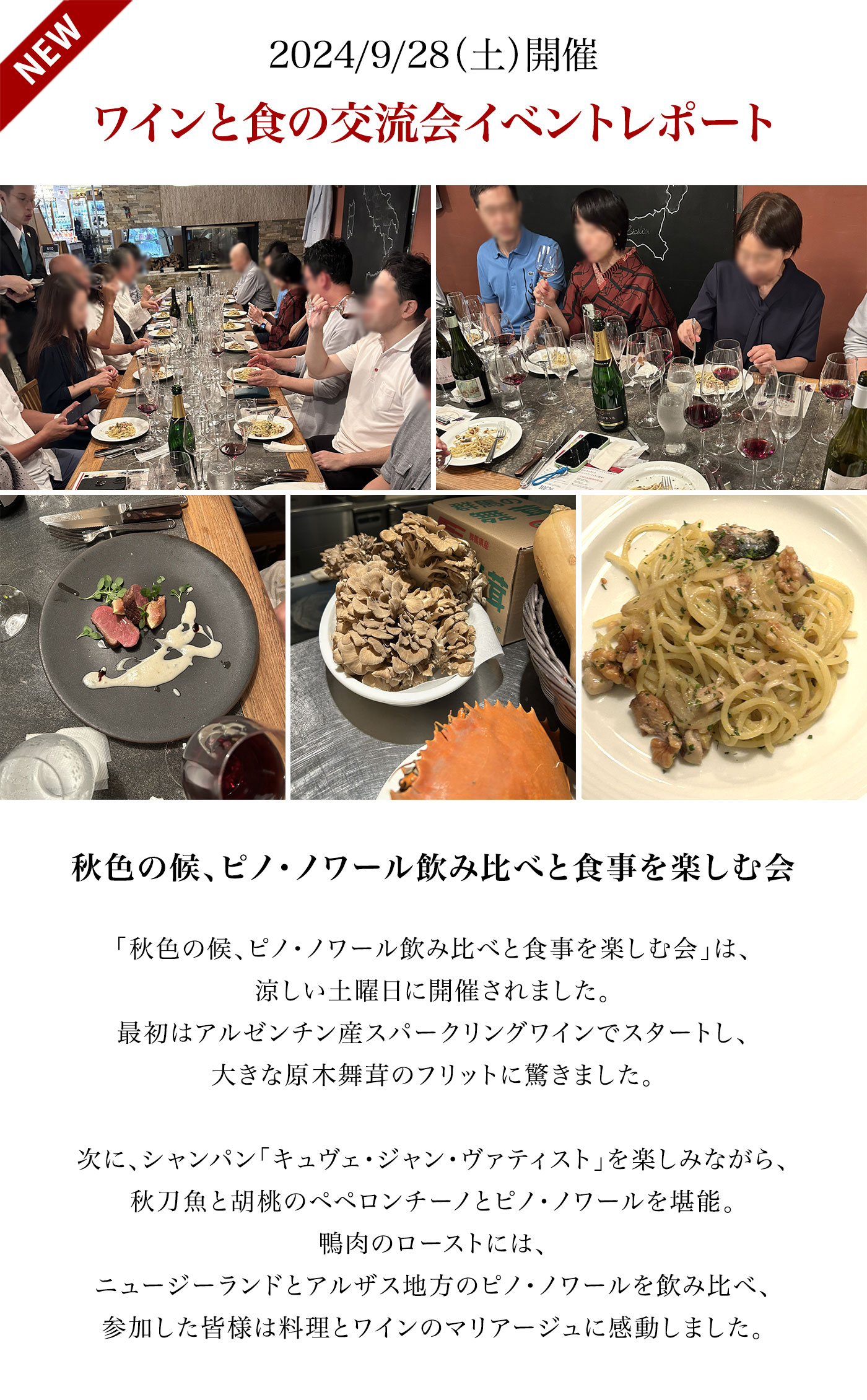 ワインと食の交流会イベントレポート