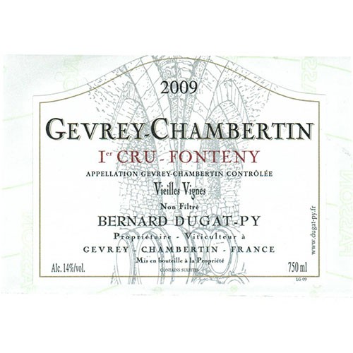 ジュヴレ・シャンベルタン プルミエ・クリュ・ル・フォントニー デュガ・ピィ 2013年 フランス ブルゴーニュ ジュヴレ・シャンベルタン 赤ワイン  750ml