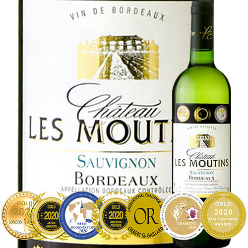 シャトー･レ・ムータン・ブラン 2019年 フランス ボルドー 白ワイン 辛口　750ml