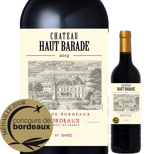 シャトー・オー・バラド 2019年 フランス ボルドー 赤ワイン フルボディ 750ml