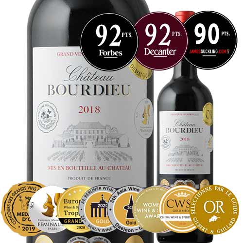 シャトー ・ブールデュー 2018年 フランス ボルドー 赤ワイン フルボディ 750ml