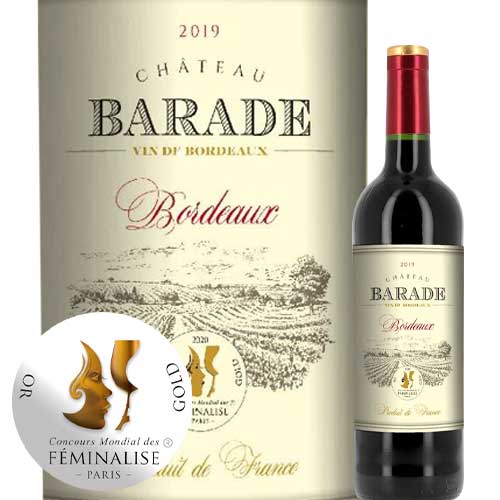 シャトー・バラドゥ 2019年 フランス ボルドー 赤ワイン フルボディ 750ml