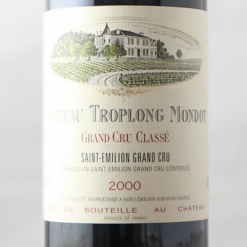 シャトー・トロロン・モンド 2000年 フランス ボルドー 赤ワイン フルボディ 750ml