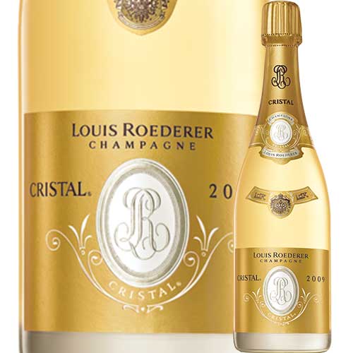 クリスタル ルイ・ロデレール 箱なし 2009年 フランス シャンパーニュ シャンパン・白 辛口 750ml