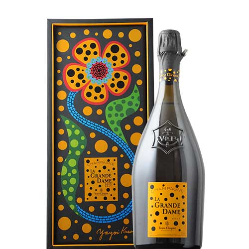 ラ・グランド・ダム・草間弥生・ギフトボックス ヴーヴ・クリコ 2012年 フランス シャンパーニュ シャンパン＆スパークリングワイン 辛口 750ml
