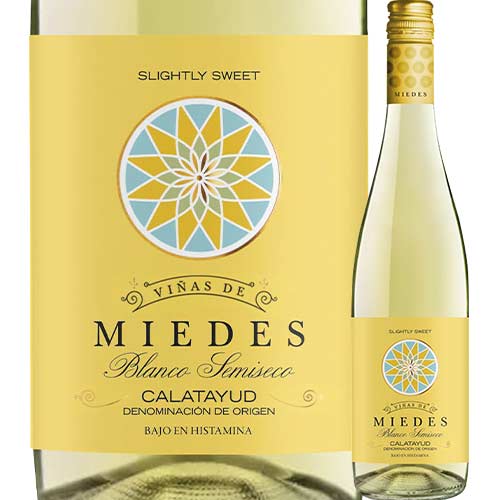 ヴィニャス・デ・ミエデス・セミセコ ボデガス・サン・アレハンドロ 2019年 スペイン アラゴン 白ワイン 中甘口 750ml
