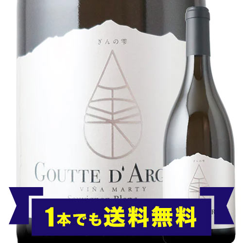 「1本でも送料無料」ぎんの雫 グット・ダルジャン ソーヴィニョン・ブラン ヴィニャ・マーティ 2024年 チリ レイダ・ヴァレー 白ワイン 辛口 750ml