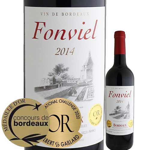 フォンヴィエル 2014年 フランス ボルドー 赤ワイン フルボディ 750ml