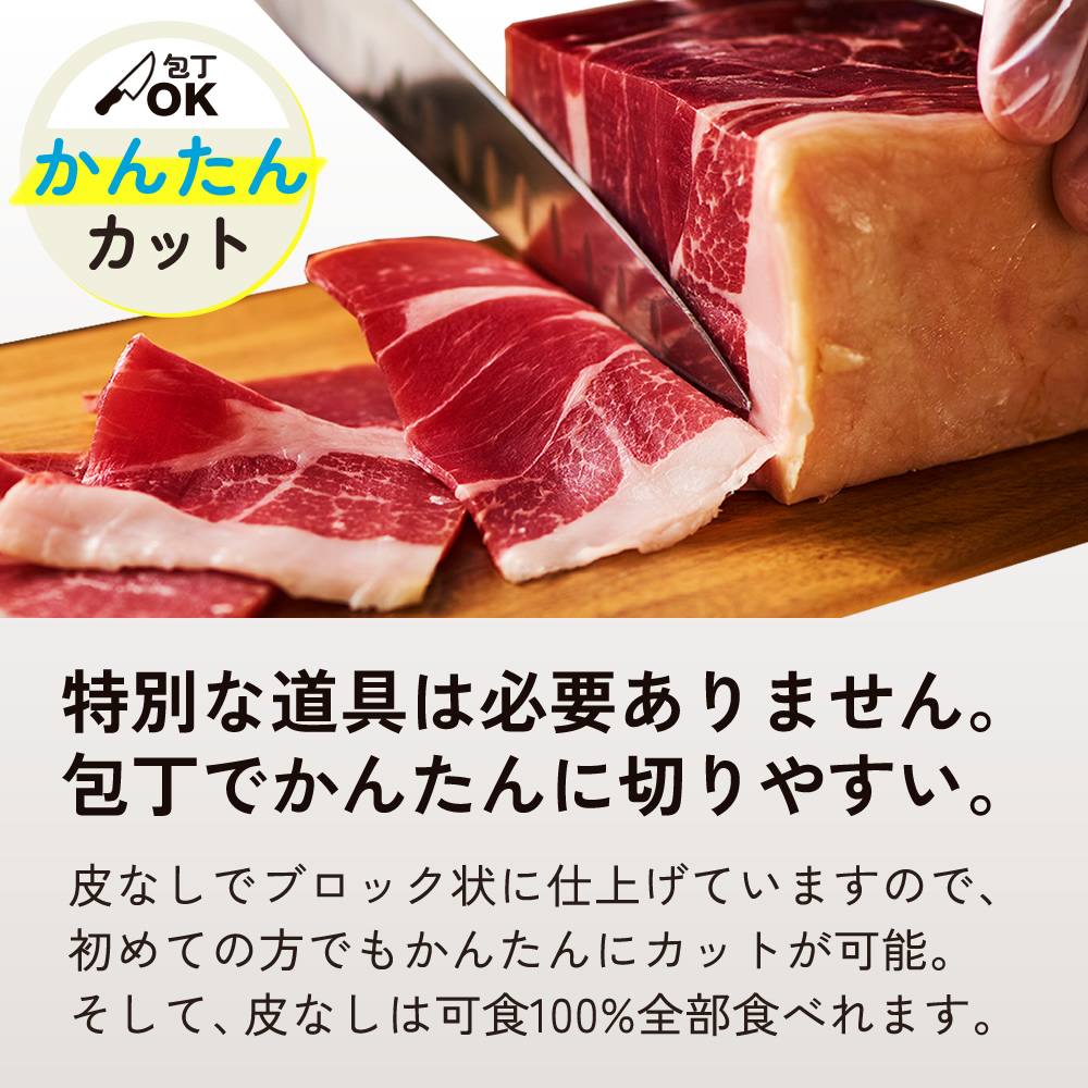 30ヶ月熟成アンダルシアポーク・ブロック（生ハムのミニ原木） スペイン カタルーニャ 生ハム 約280g