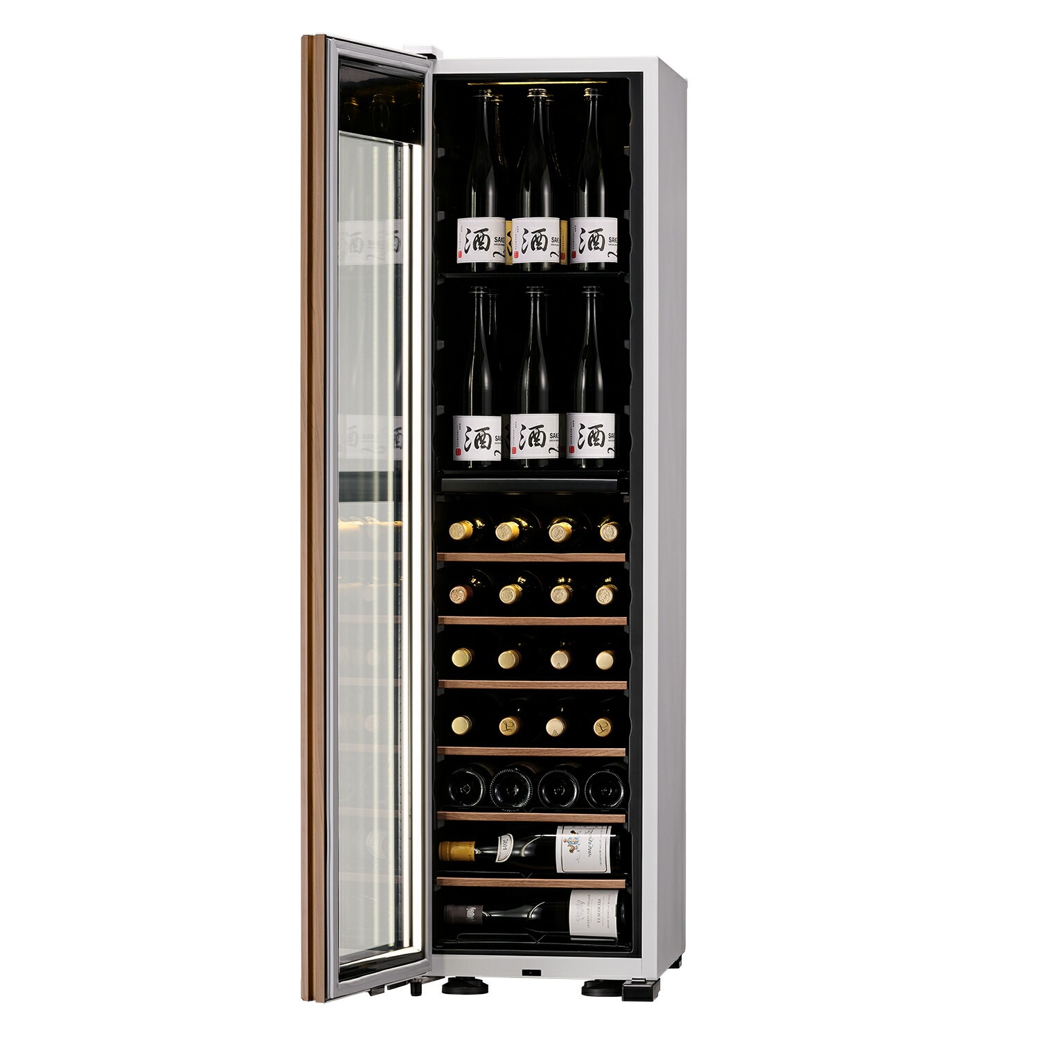 【対象セラーご注文者全員にワインプレゼント】ワインセラー 『さくら製作所 氷温M5 GX50DM525-LH-W(IoT対応・最大50本収納・左開き)』 送料無料 「1本でも送料無料」