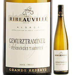 ゲヴュルツトラミネール・ヴァンダンジュ・タルティヴ カーヴ・ド・リボヴィレ 2015年 フランス アルザス 白ワイン 極甘口 500ml