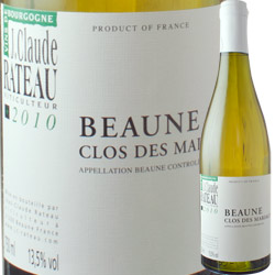 ボーヌ・クロ・デ・マリアージュ ブラン ジャン・クロード・ラトー 2010年 フランス ブルゴーニュ 白ワイン 辛口 750ml