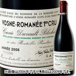 ヴォーヌ･ロマネ･キュヴェ･デュヴォー･ブロシェ ドメーヌ・ド・ラ・ロマネ・コンティ 2009年 フランス ブルゴーニュ 赤ワイン フルボディ 750ml