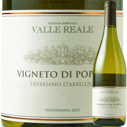 ヴィネト・ディ・ポポリ ヴァッレ・レアーレ 2010年 イタリア アブルッツオ 白ワイン 辛口 750ml