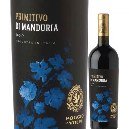 プリミティーヴォ・ディ・マンドゥーリア　ポッジョ・レ・ヴォルピ イタリア プーリア　赤ワイン フルボディ 750ml