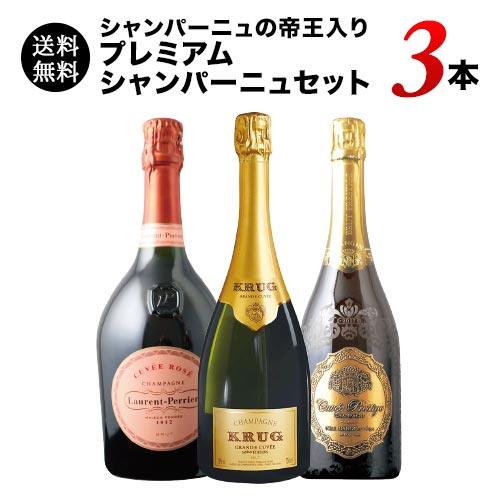 シャンパーニュの帝王入り プレミアムシャンパーニュセット  送料無料 ワインセット