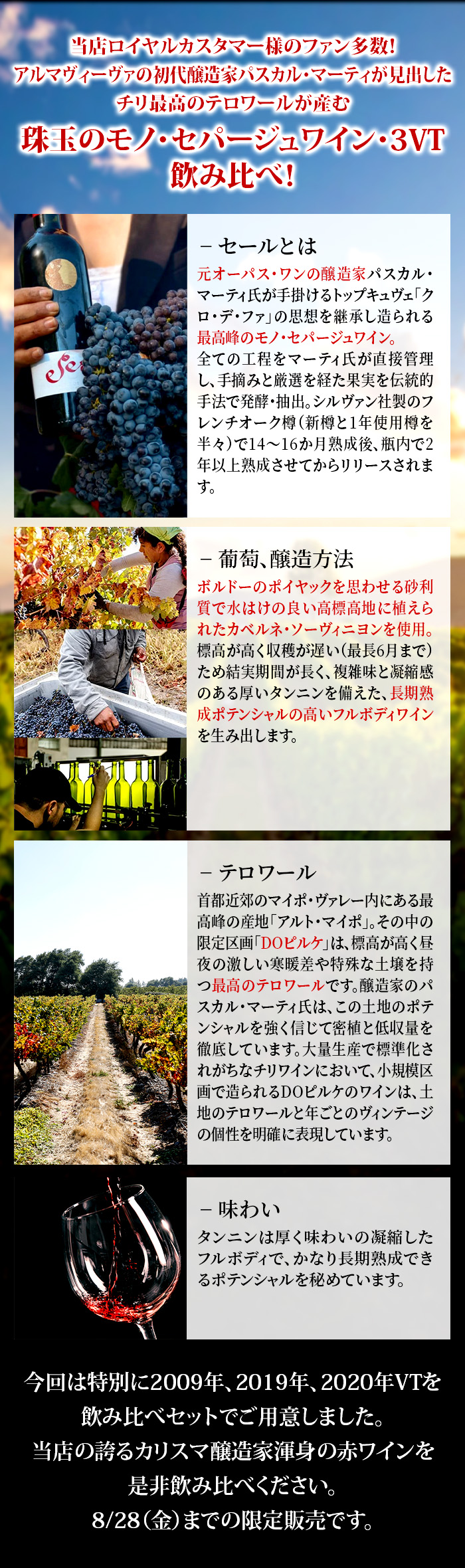 2009年VT入り！当店No.1生産者の”セール”垂直飲み比べ  送料無料 赤ワインセット