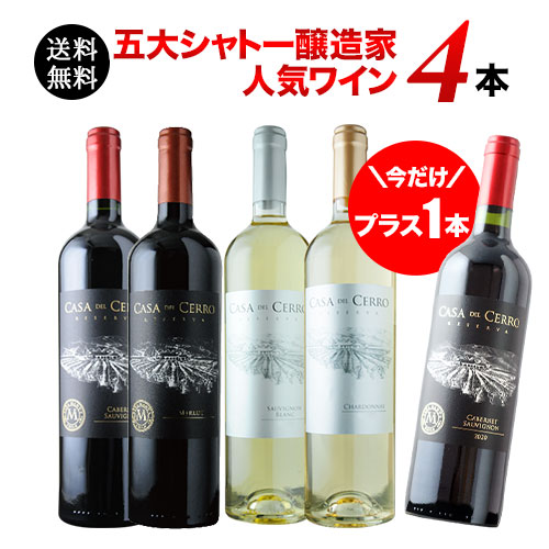 今だけプラス1本！ヴィニャ・マーティーお試し4本セット（赤3本＆白2本）送料無料 ワインセット