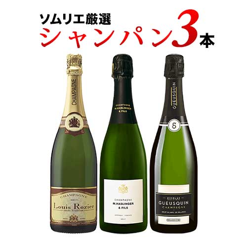 シャンパン3本セット 第18弾 シャンパンセット「5/15内容変更
