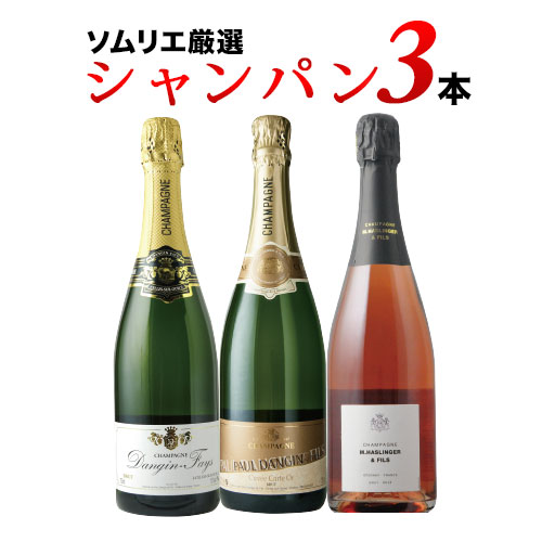 シャンパン3本セット 第23弾 シャンパンセット「3/25更新」 | ワイン 