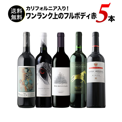 カリフォルニア入り！ワンランク上のフルボディ赤ワイン5本セット 第61