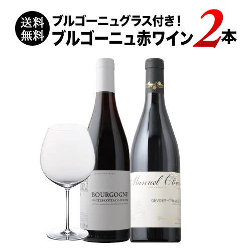 ブルゴーニュグラス付き！ブルゴーニュ赤ワイン2本セット 送料無料 ワインセット「12/5更新」 | ワイン通販ならワインショップソムリエ