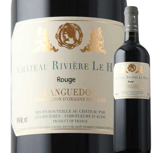 「アウトレット特価」クラシック・ルージュ シャトー・リヴィエール・ル・オー 2022年 フランス ラングドック&ルーション 赤ワイン フルボディ 750ml　【s2603】　