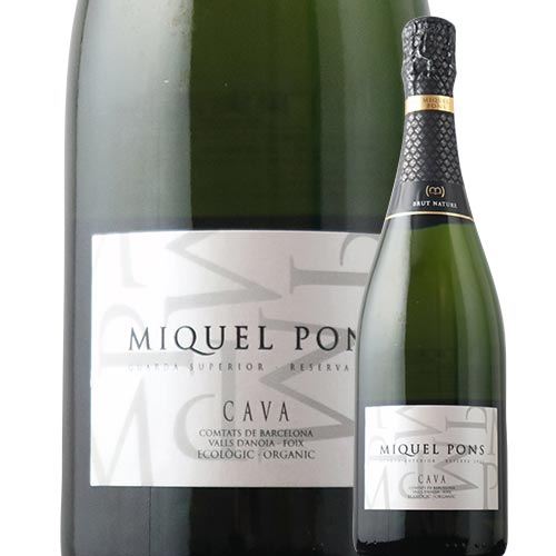 「アウトレット特価」ブリュット・ナチューレ・レゼルヴァ・エコロジック ミケル・ポンス 2021年 スペイン カタルーニャ州バルセロナ県 シャンパン&スパークリングワイン 辛口 750ml 【s2603】